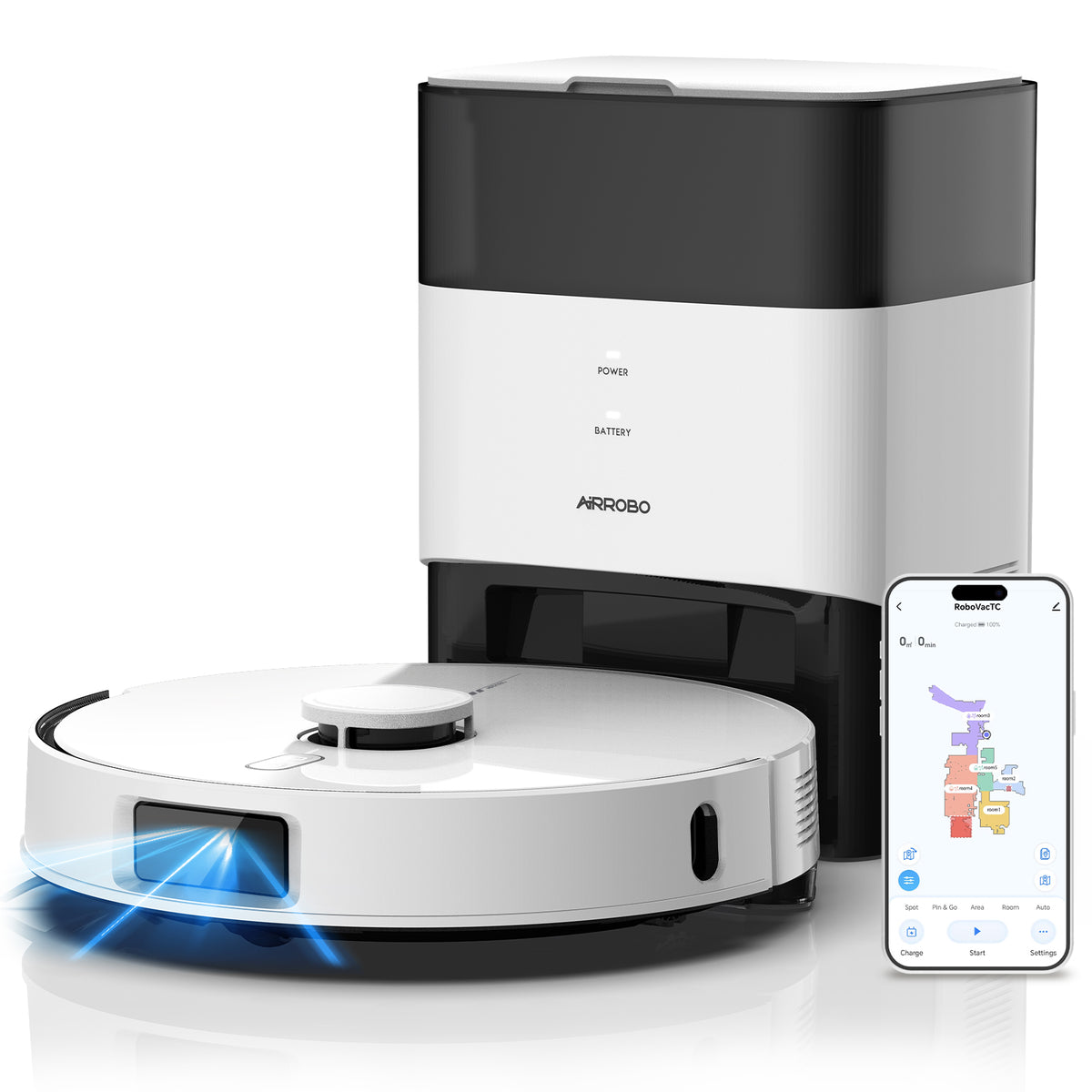 AIRROBO L60 Robot Staubsauger Mit Proaktiver Intelligenz Zur airrobo-l60-robot-staubsauger-mit-proaktiver-intelligenz-zur