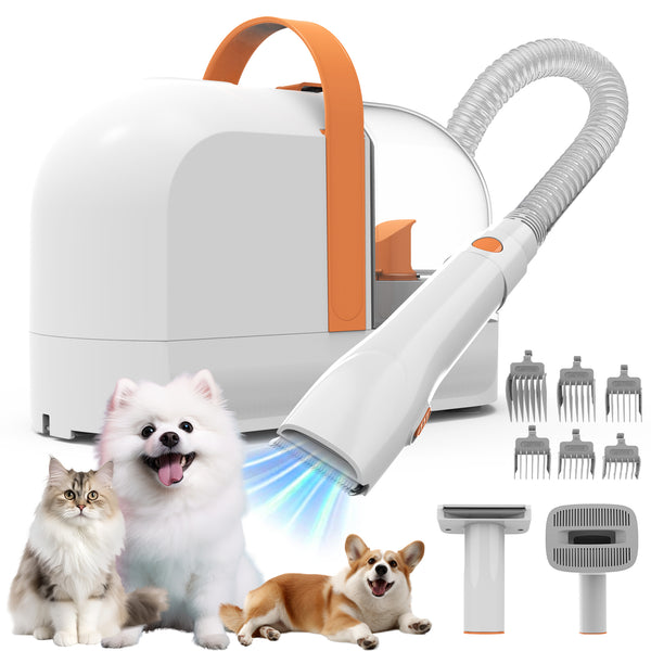 AIRROBO PG10 5-in-1 Tragbares Tierpflege-Set mit Staubsauger
