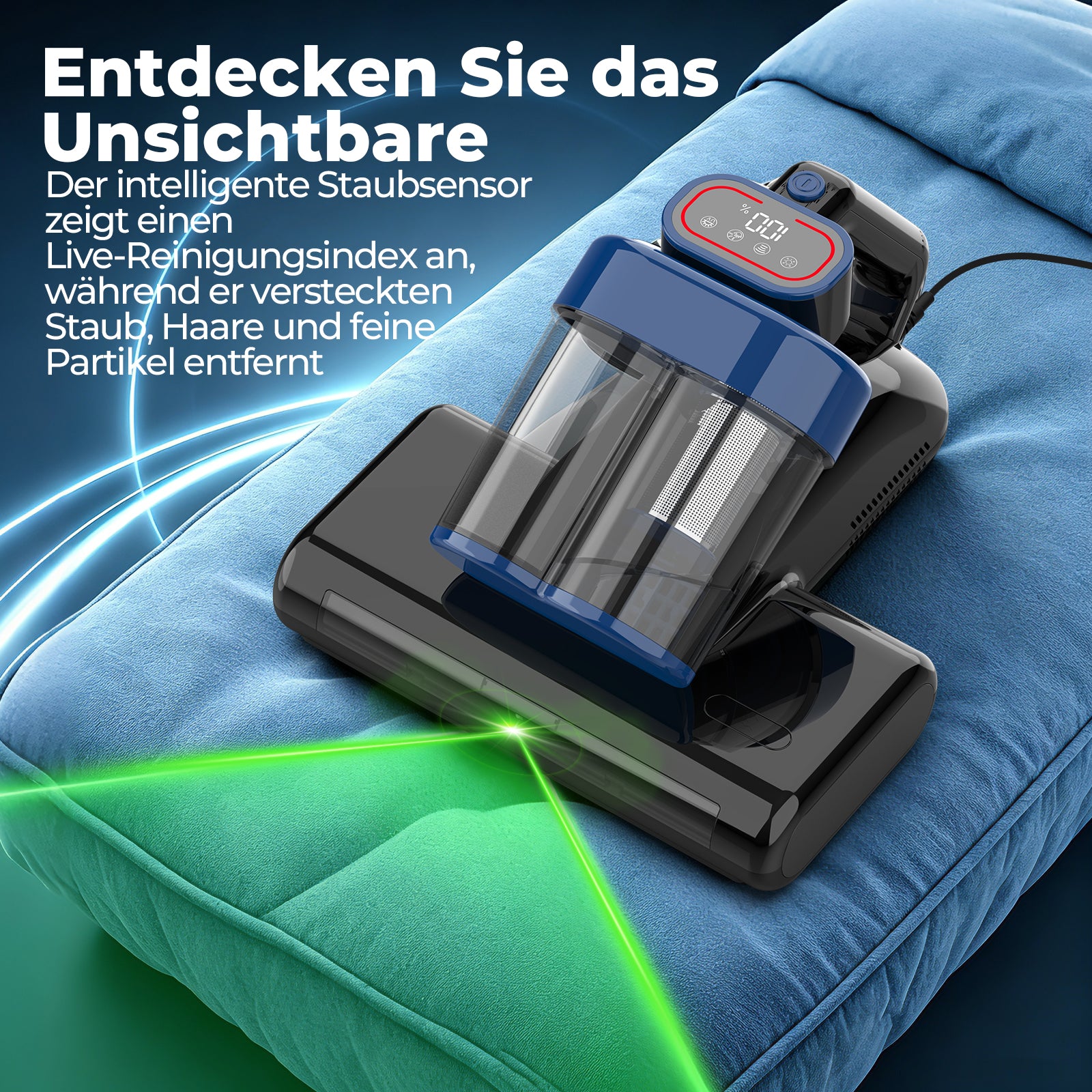 AIRROBO VM20 Heißluft-Trocknung & UV-Tiefenreinigung Matratzenstaubsauger