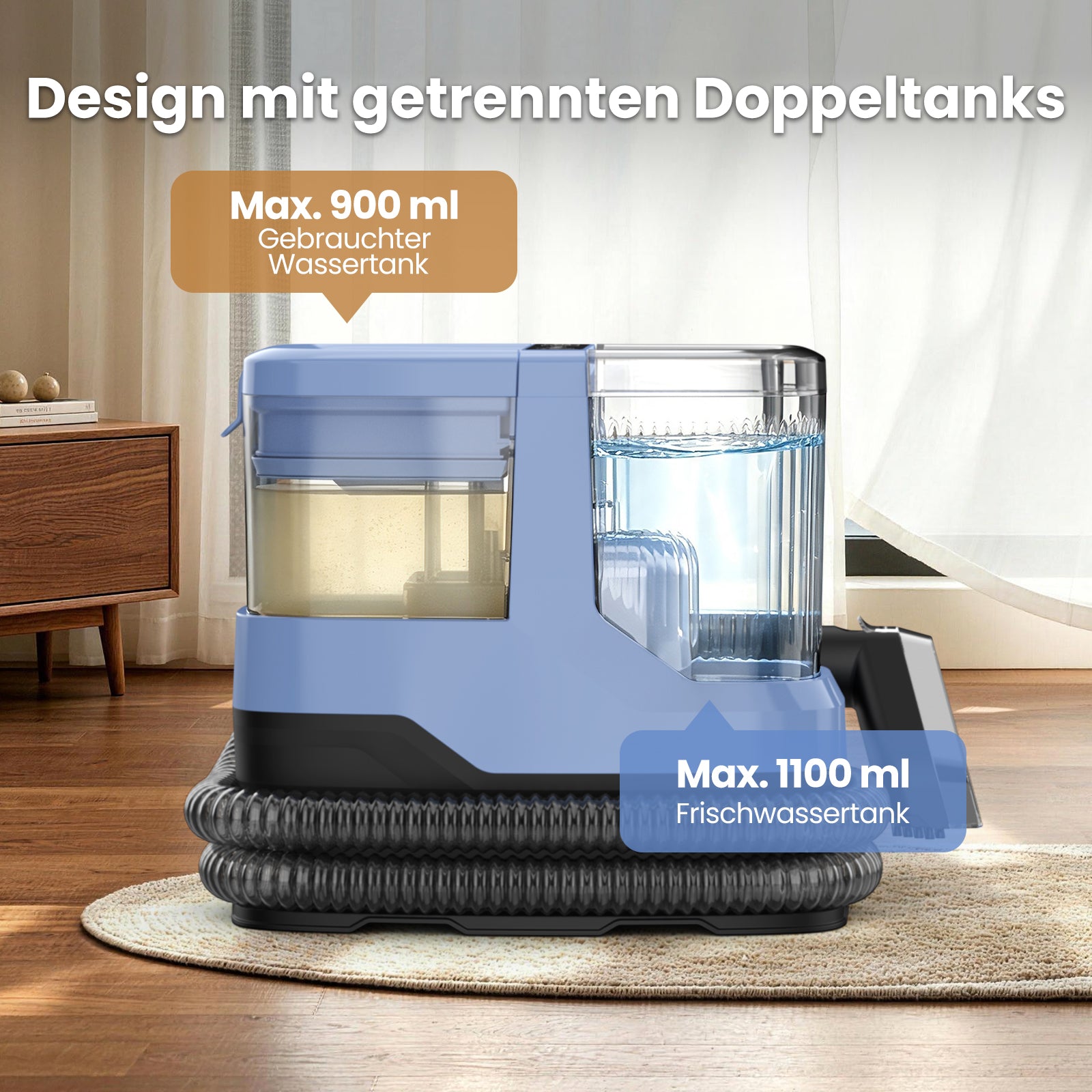 AIRROBO CP100 All-in-One Fleckenreiniger mit Dampfdesinfektion