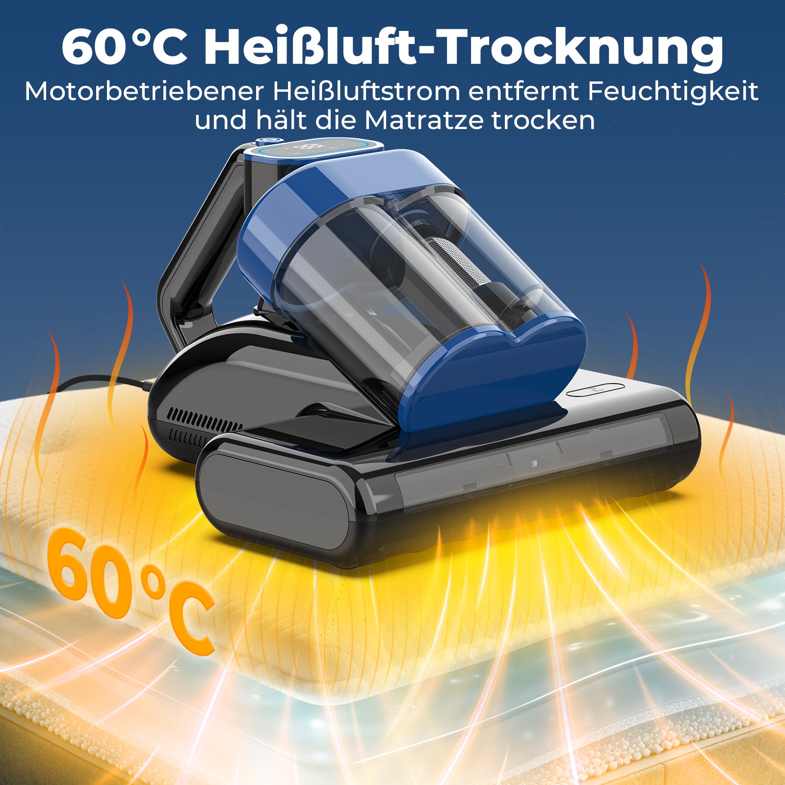 AIRROBO VM20 Heißluft-Trocknung & UV-Tiefenreinigung Matratzenstaubsauger